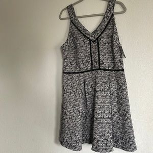 Black and white dress